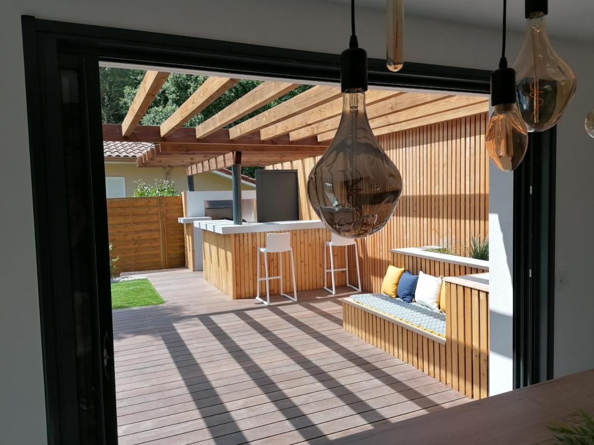 La Villa Ocean Avec Spa Et Piscine - Les Gites De Camparan Labenne Exterior foto